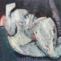 Nu 1993 Huile sur toile - 54 x 65 cm