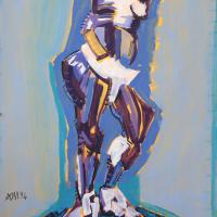 Vénus II 1994 Acrylique sur papier - 100 x 70 cm