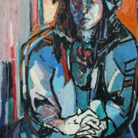 Nicole 1989 Huile sur toile - 100 x 60 cm