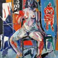 Nu 1988 Huile sur toile - 120 x 100 cm