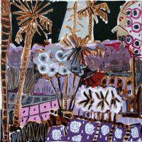 Apologie XVII 2006 Acrylique et collage sur toile - 40 x 40 cm (Coll. privée)