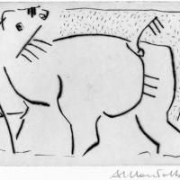 Série Moi et mon cheval 1991
													Pointe sèche
													Tirage à 20 exemplaires