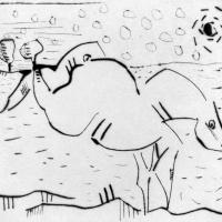 Série Moi et mon cheval 1991
													Pointe sèche
													Tirage à 20 exemplaires