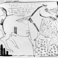 Série Moi et mon cheval 1991
													Pointe sèche
													Tirage à 20 exemplaires