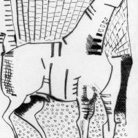 Série Moi et mon cheval 1991
													Pointe sèche
													Tirage à 20 exemplaires