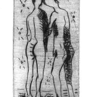 Au clair de lune 2007
													Pointe sèche
													Tirage à 10 exemplaires
													