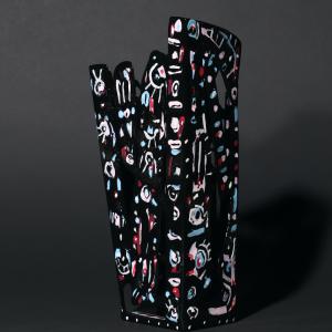 Belles de nuit 2021 Acier soudé, peint - 27 x 11,5 x 9 cm - Pièce unique VENDU