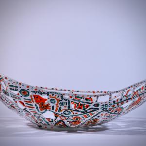 Parfum de Sicile 2021 Acier soudé, peint - 21 x 58,5 x 40,5 cm - Pièce unique - VENDU