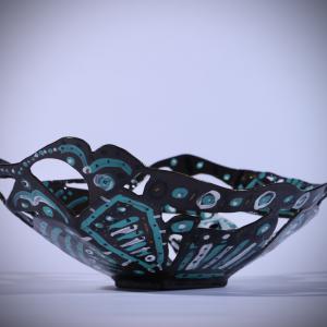 Agrigento 2021 Acier soudé, peint - 11,5 x 31 x 23 cm - Pièce unique - VENDU