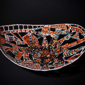 Parfum de Sicile 2021 Acier soudé, peint - 21 x 58,5 x 40,5 cm - Pièce unique - VENDU