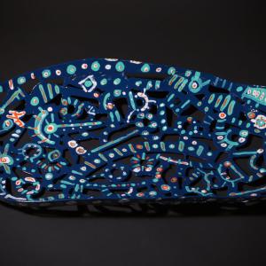 Cefalù 2021 Acier soudé, peint - 9 x 60,5 x 28 cm - Pièce unique VENDU