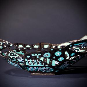 Agrigento 2021 Acier soudé, peint - 11,5 x 31 x 23 cm - Pièce unique - VENDU