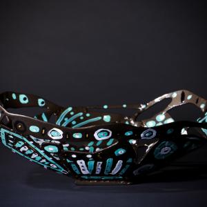 Agrigento 2021 Acier soudé, peint - 11,5 x 31 x 23 cm - Pièce unique - VENDU