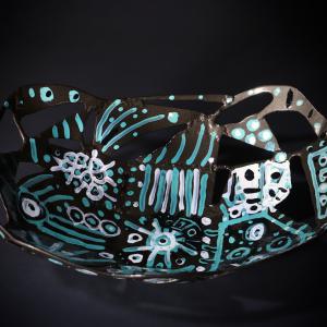 Agrigento 2021 Acier soudé, peint - 11,5 x 31 x 23 cm - Pièce unique - VENDU