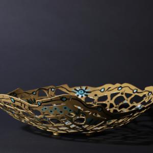 Monreale 2021 Acier soudé, peint - 12 x 40 x 38,5 cm - Pièce unique VENDU