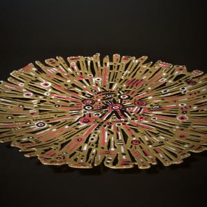 Siracusa 2021 Acier soudé, peint - Diamètre : 50 cm - Pièce unique - VENDU