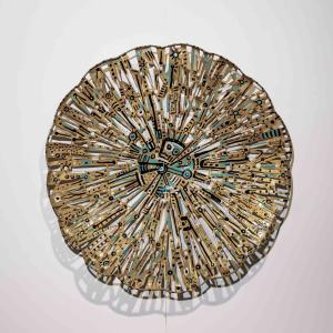 Palermo 2021 Acier soudé, peint - Hauteur : 7,5 cm / Diamètre : 77,5 cm - Pièce unique