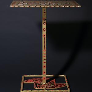 Spritz I 2021 Acier soudé thermolaqué et peint - 45,5 x 34,7 x 23,5 cm