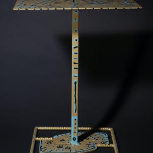 Spritz II  2021 Acier soudé thermolaqué et peint - 45,8 x 35,5 x 23,5 cm VENDU