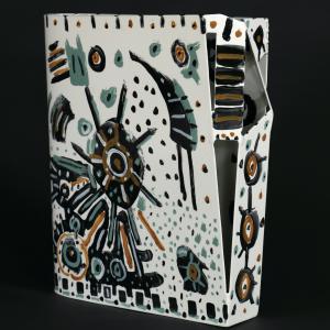 Odyssée 2021 Acier soudé, peint - 34,5 x 11 x 31,5 cm - Pièce unique