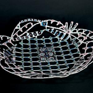 Venezia 2021 Acier soudé, peint - Hauteur : 7,5 cm - Diamètre : 44,5 cm - Pièce unique