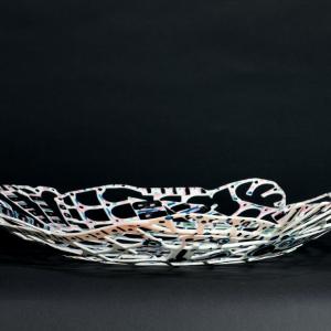 Venezia 2021 Acier soudé, peint - Hauteur : 7,5 cm - Diamètre : 44,5 cm - Pièce unique