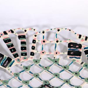 Venezia 2021 Acier soudé, peint - Hauteur : 7,5 cm - Diamètre : 44,5 cm - Pièce unique