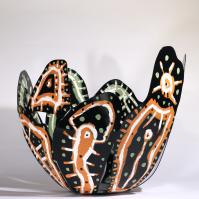 Parfum d'oranger 2022 - Acier soudé, peint - 48 x 60 x 54cm