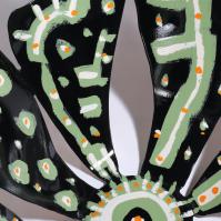 Parfum d'oranger 2022 - Acier soudé, peint - 48 x 60 x 54cm