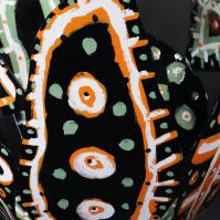 Parfum d'oranger 2022 - Acier soudé, peint - 48 x 60 x 54cm