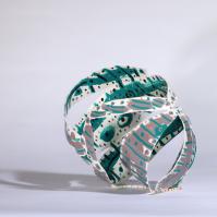 Naissance de Vénus 2022 - Acier soudé, peint - 30 x 35 x 26 cm