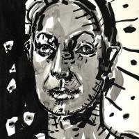 Emmanuelle V 2020 Encre de Chine sur papier 29 x 20 cm