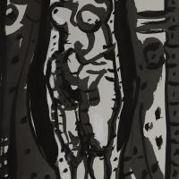 Lumière intérieure VI 2023 Encre de Chine sur papier - 26 x 18 cm 