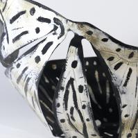 Naissance de Vénus II 2024 Acier soudé peint et patiné - 23 x 39 x 26,5 cm