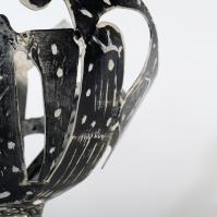 Naissance de Vénus III 2024 Acier soudé peint et patiné - 25,5 x 30 x 24,5 cm