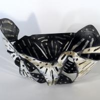 Naissance de Vénus II 2024 Acier soudé peint et patiné - 23 x 39 x 26,5 cm