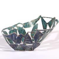 Naissance de Vénus V 2024 Acier soudé peint et patiné - 15,5 x 32 x 26 cm - VENDU