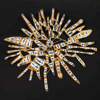 Sole mio II 2025 Acier soudé peint - Diamètre : 90 cm - Pièce unique