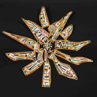 Sole mio III 2025 Acier soudé peint - 67,5 x 61 cm - Pièce unique