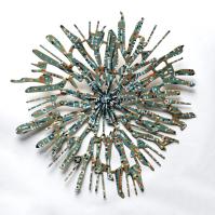 Sole mio  2025  Acier soudé peint - Diamètre : 48 cm - VENDU