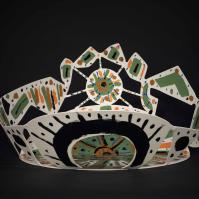 La roue de la Fortune 2025 Acier soudé peint - 26 x 48 x 49 cm - Pièce unique